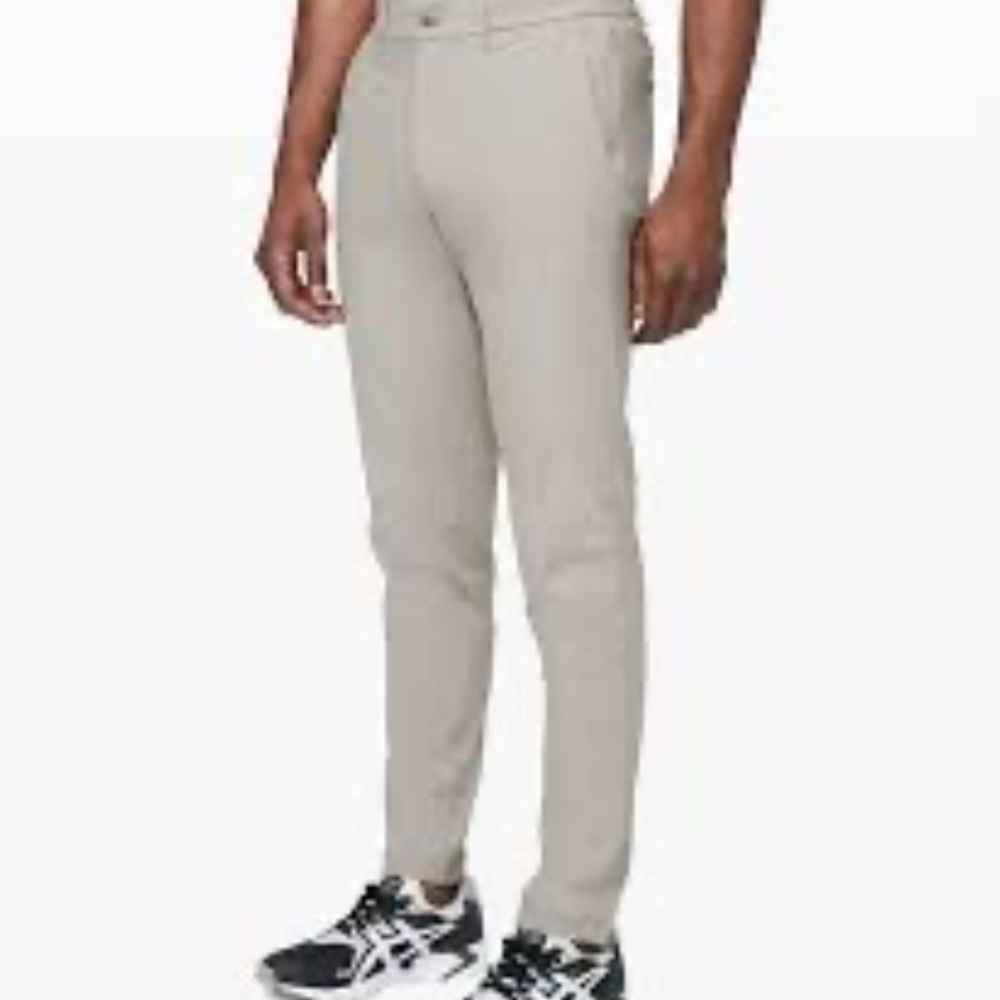Lululemon commission slim pants men's size 31 pockets stretch casual athleisure
